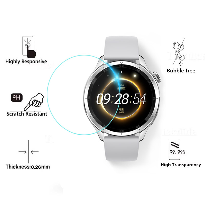 Tempered Glass for Xiaomi Mi W - Xiaomi Smartwatch S3 Accessories ulasan dan harga