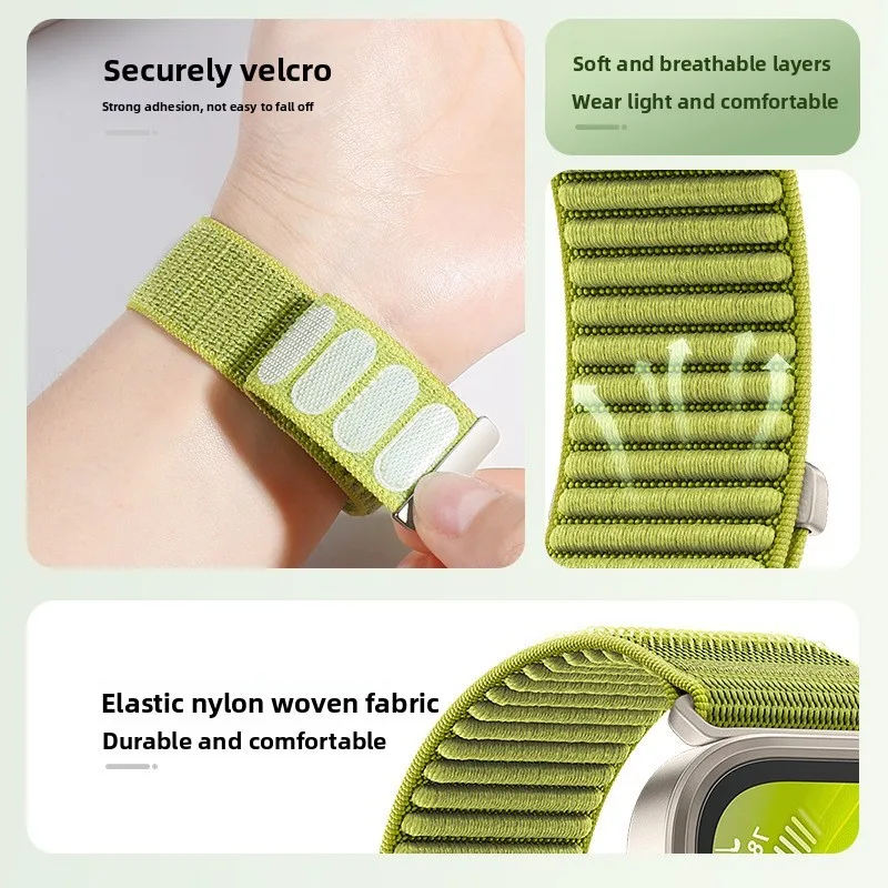 Breathable Nylon Strap for Sam - Samsung Smartwatch Ultra Accessories ulasan dan harga