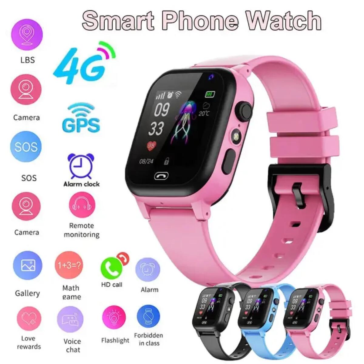 Kids Smart Watch 4G Multifunct - Smartwatch Id ulasan dan harga