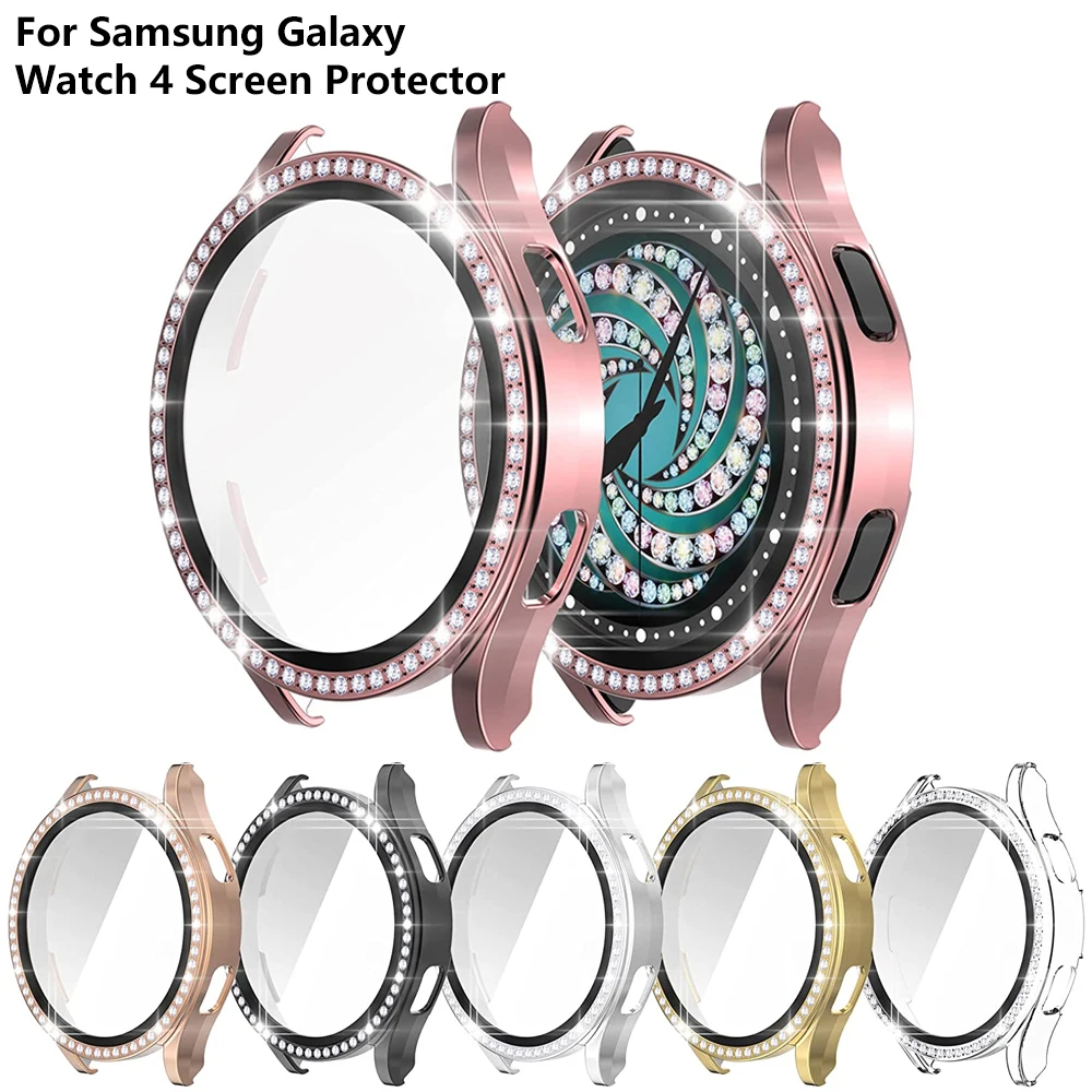 Glass+Case for Samsung Galaxy  - Accessories For Galaxy Watch 5 ulasan dan harga