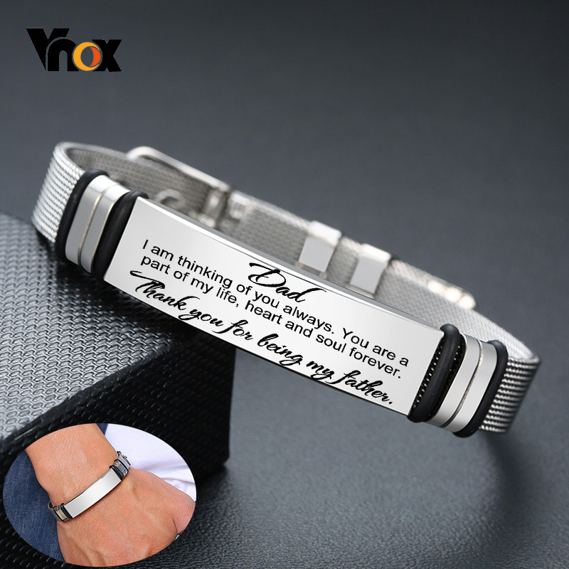 Vnox Mens Stainless Steel Cust - Stainless Mesh Band ulasan dan harga