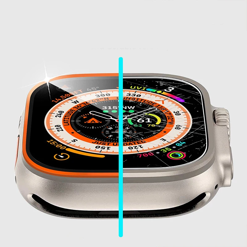 Tempered Glass for Apple Watch - Smartwatch Straps & Accessories ulasan dan harga