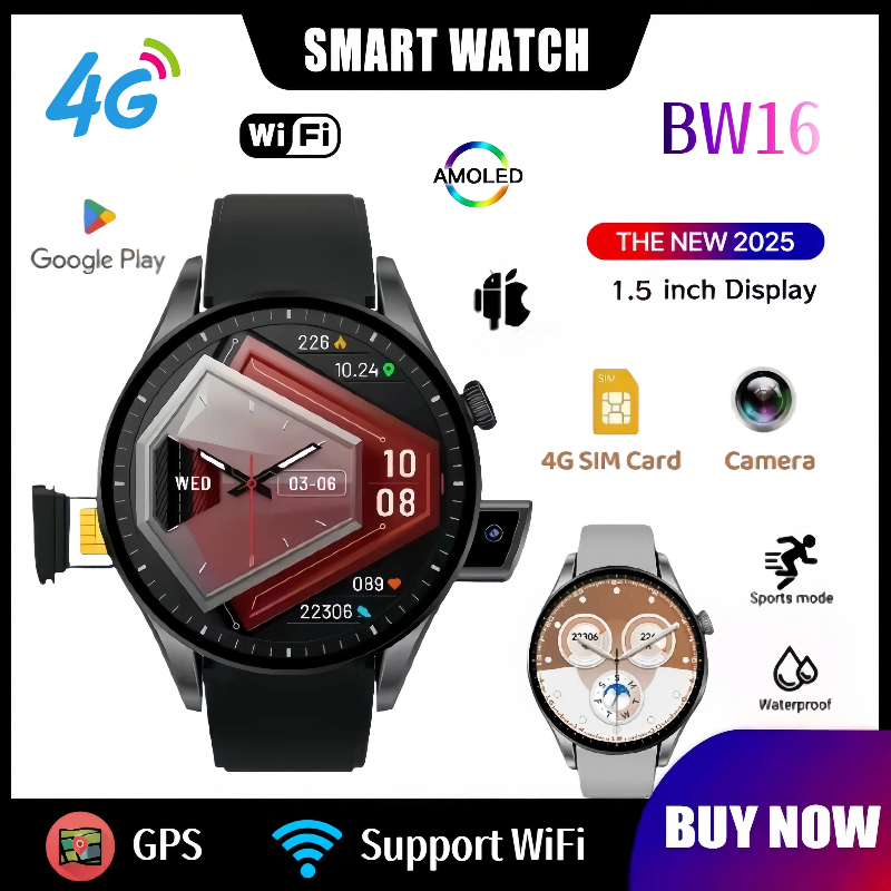 New 4G Smartwatch BW16: WiFi | - Smartwatch Id ulasan dan harga