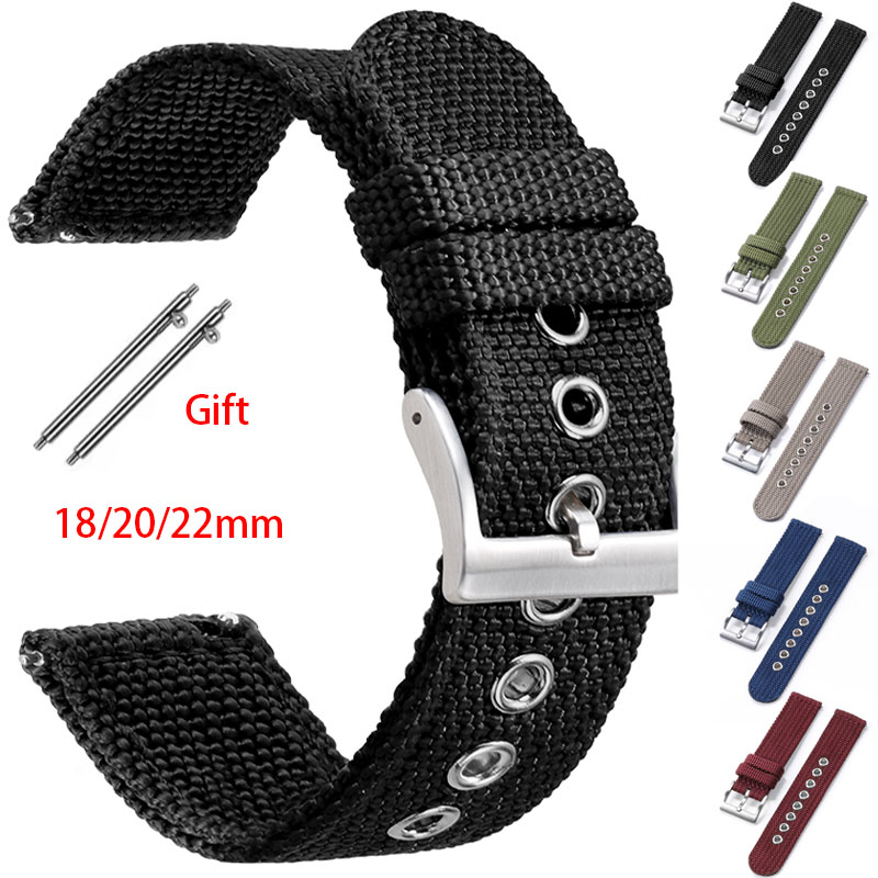 Nylon Strap 18mm 20mm 22mm Ban - Nylon Nato Strap ulasan dan harga