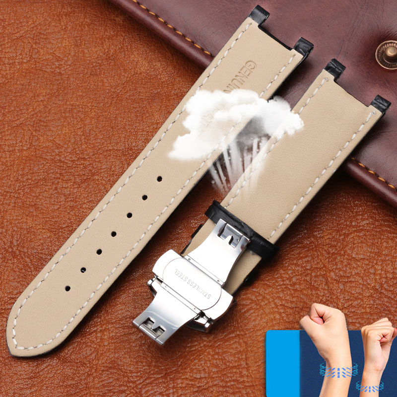 Notched Leather Watch strap 20 - Smartwatch Guess ulasan dan harga