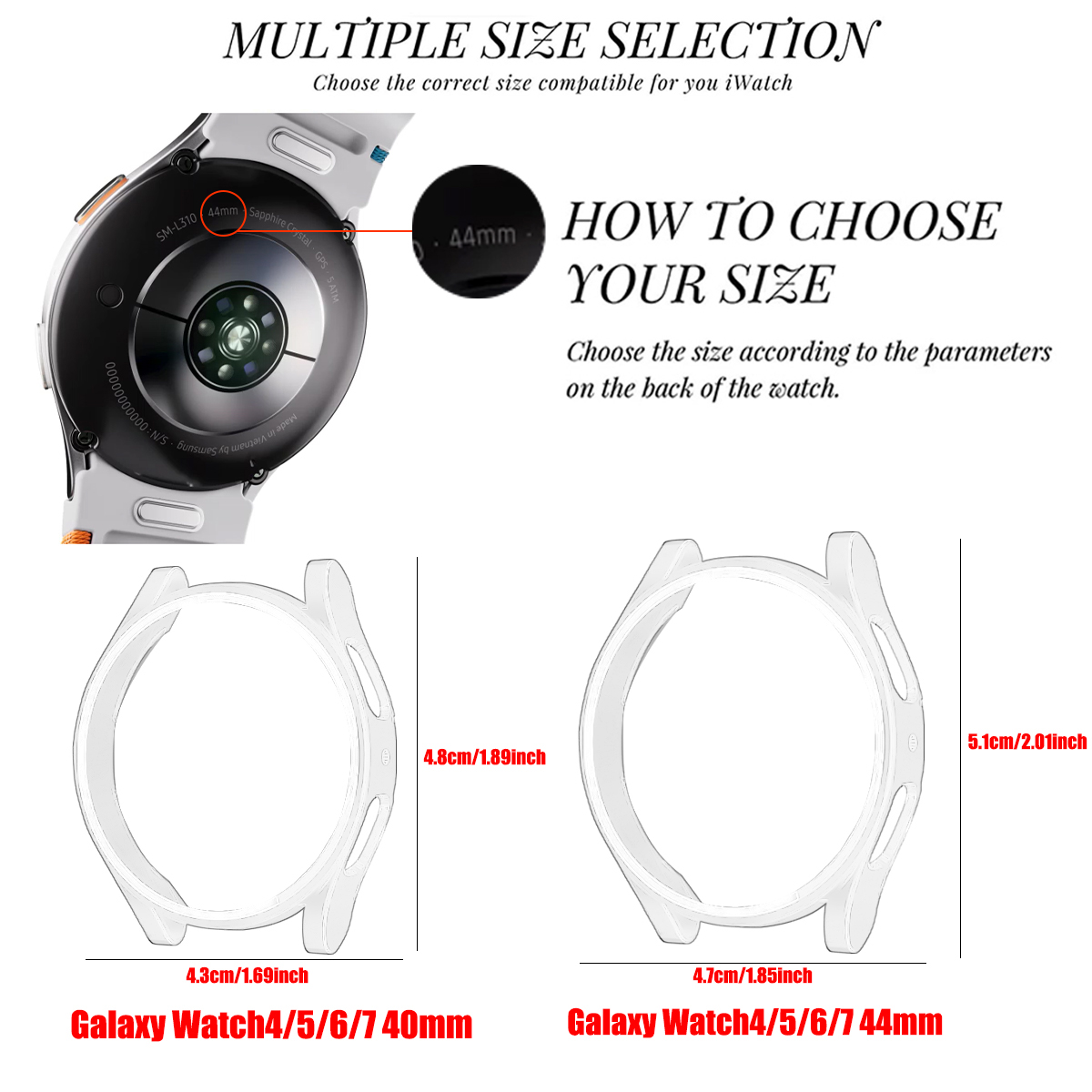 Bling Case for Samsung Galaxy  - Accessories For Galaxy Watch 5 ulasan dan harga