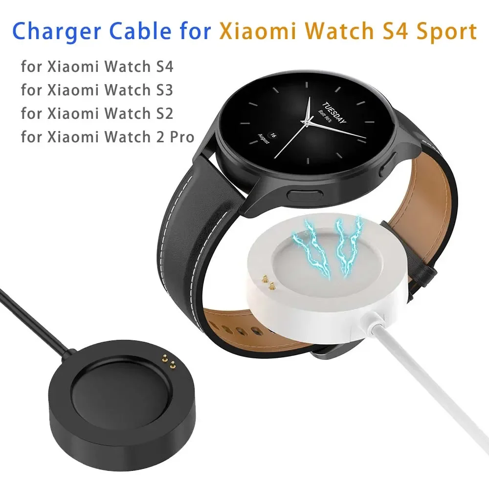 White Smartwatch Charging Cabl - Xiaomi Smartwatch S3 Accessories ulasan dan harga