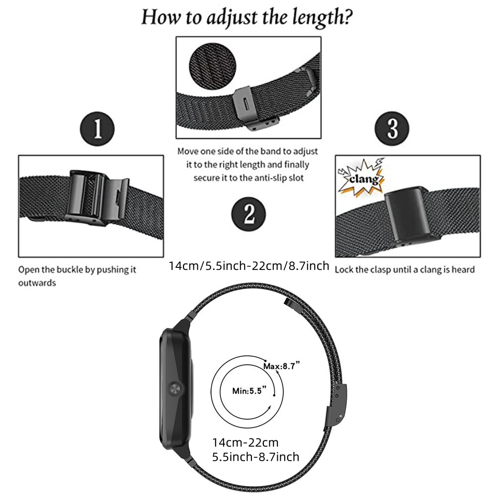 Metal Bands for Fitbit Versa 4 - Stainless Mesh Band ulasan dan harga