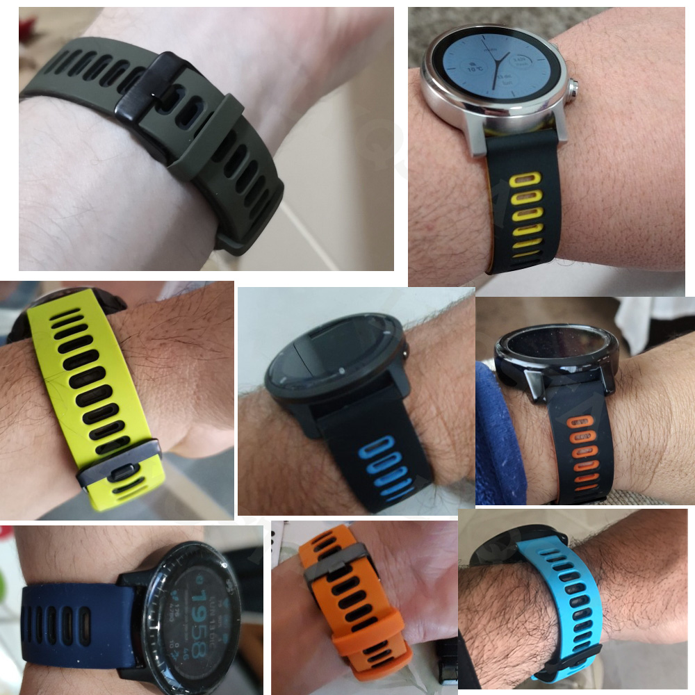 22mm Soft Silicone Watchband F - Xiaomi Smartwatch S3 Accessories ulasan dan harga