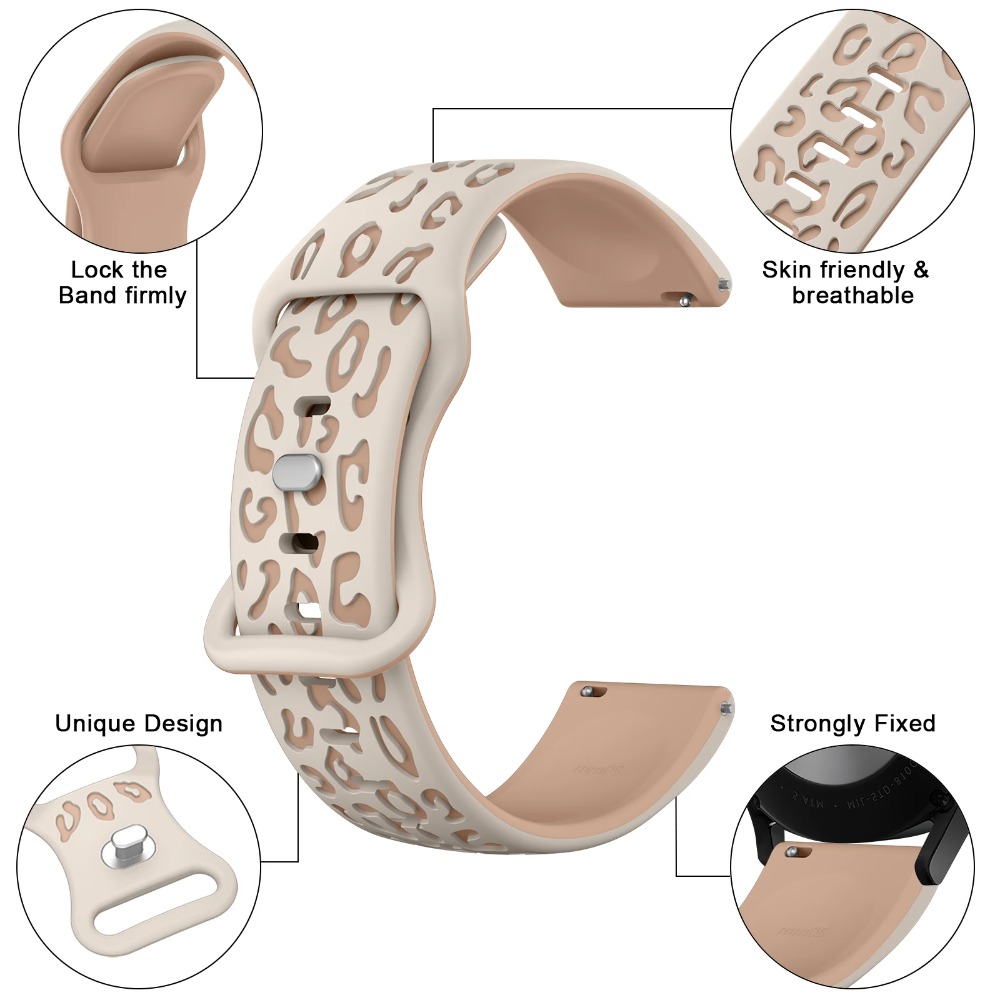 Silicone Leopard Strap For Xia - Xiaomi Smartwatch S3 Accessories ulasan dan harga