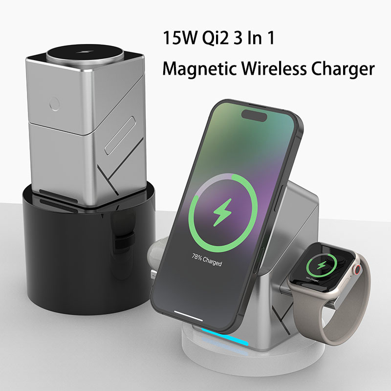 15W Touch Rotating Magnetic Mu - Watch Charger Cable ulasan dan harga