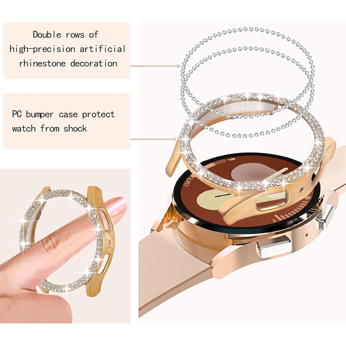 Case for Samsung Galaxy Watch  - Accessories For Galaxy Watch 5 ulasan dan harga