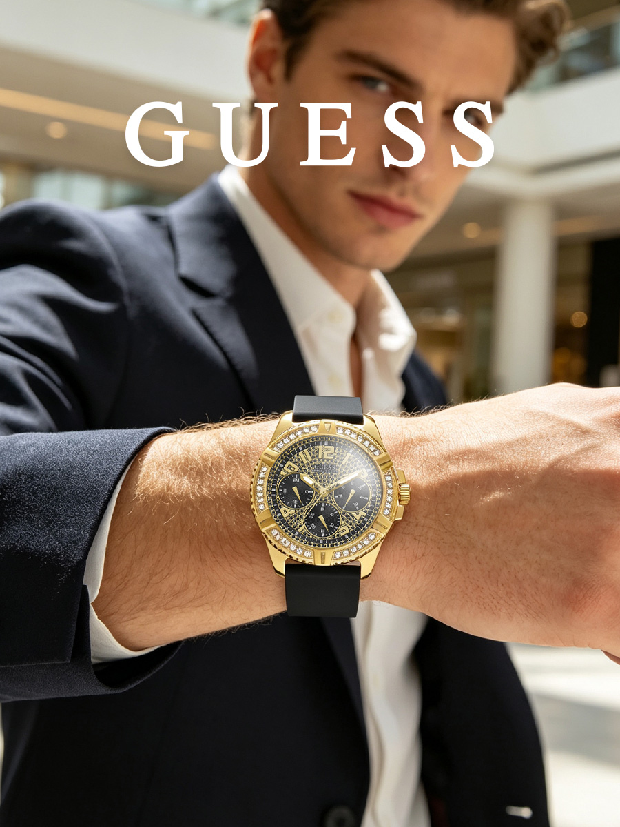 Guess Men's Watch Black Silico - Smartwatch Guess ulasan dan harga