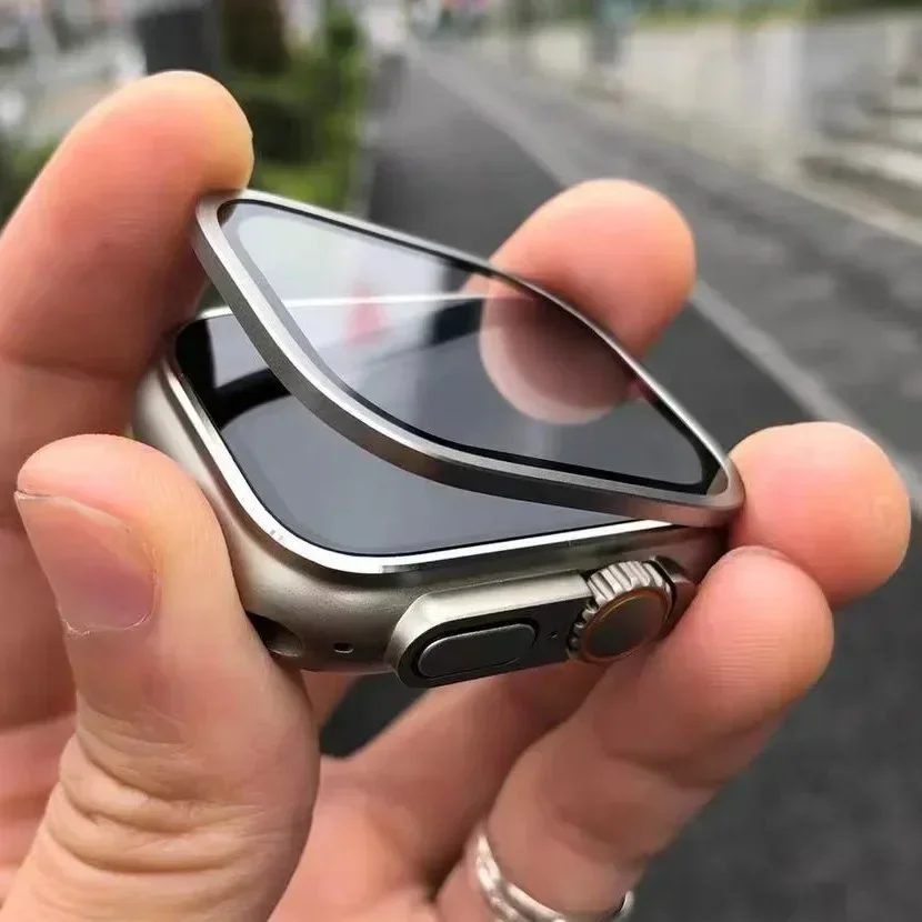 Aluminium Alloy Case+Tempered  - Smartwatch Straps & Accessories ulasan dan harga