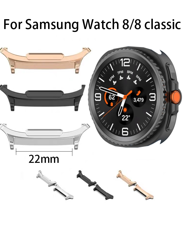22mm WatchBand Connector for s - Smartwatch Straps & Accessories ulasan dan harga