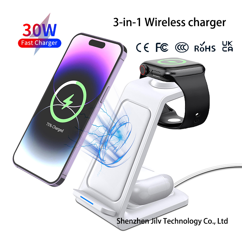15W 3 in 1 Wireless Charger St - Watch Charger Cable ulasan dan harga