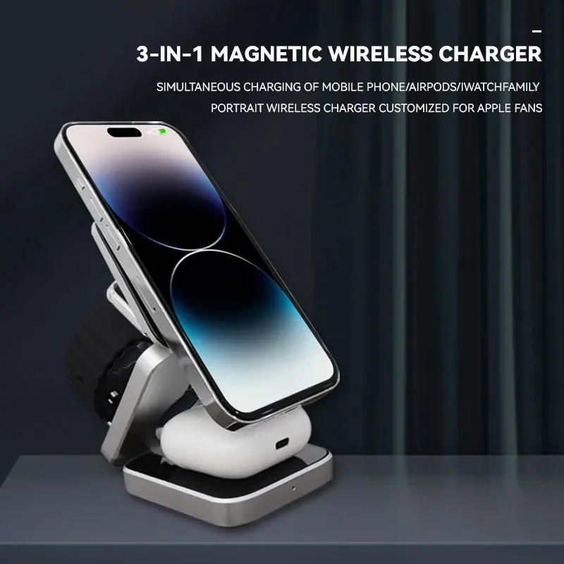 30W Magnetic Wireless Charger  - Watch Charger Cable ulasan dan harga